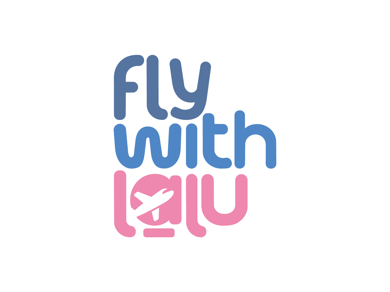 FlywithLalu — Logotipo